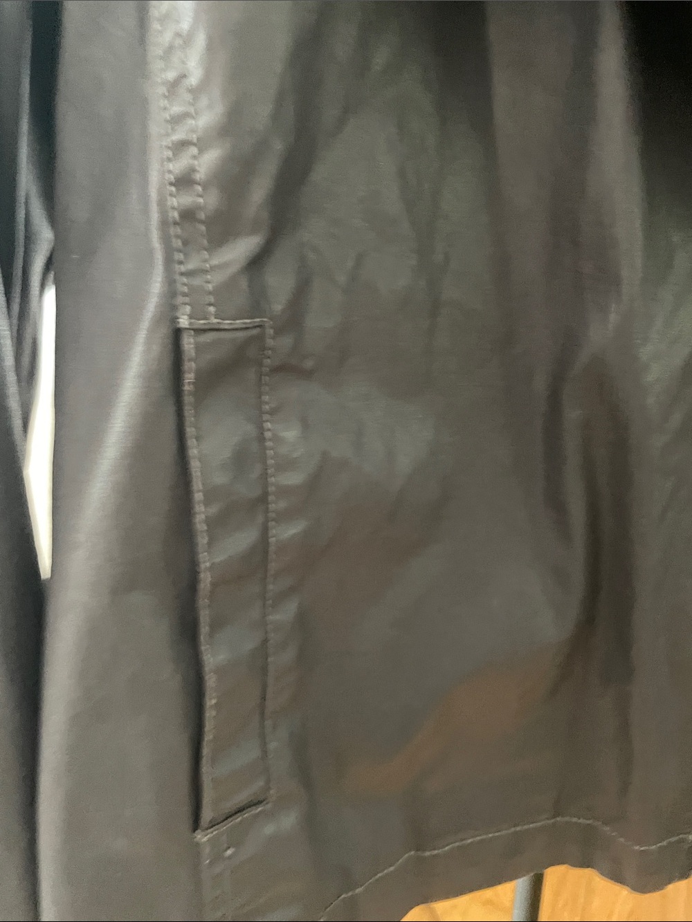 Eileen Fisher Charcoal Asymmetrical Zip Jacket - Picture 5 of 16